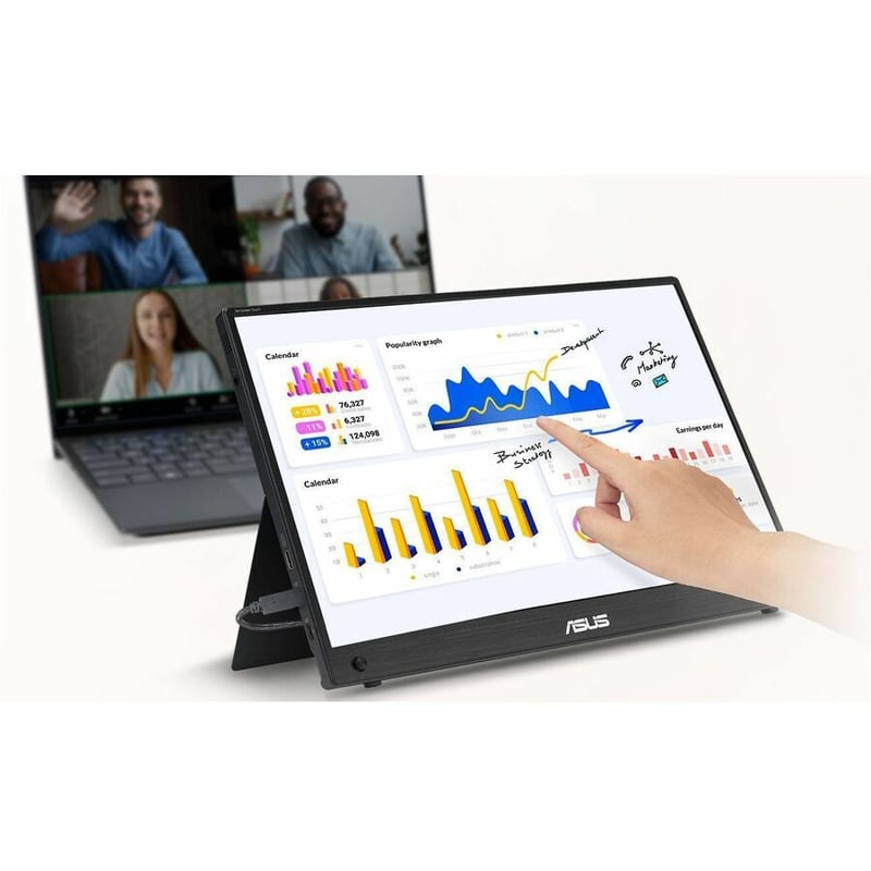 ZENSCREEN TOUCH 16 USB-C FULL HD IPS BUILT-IN BATT KICKSTAND