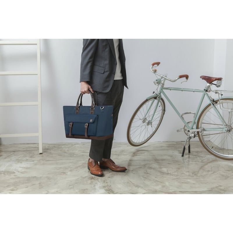 Moshi Costa Carrying Case (Satchel) for 15" Apple iPad Notebook - Bahama Blue - Thumbnail 2