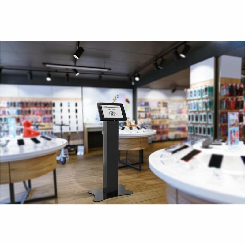 CTA Digital Premium Locking Floor Stand Kiosk with Enclosed Printer Storage & Cable Management for iPad 10.9-inch (10th Generation) and more - Thumbnail 4
