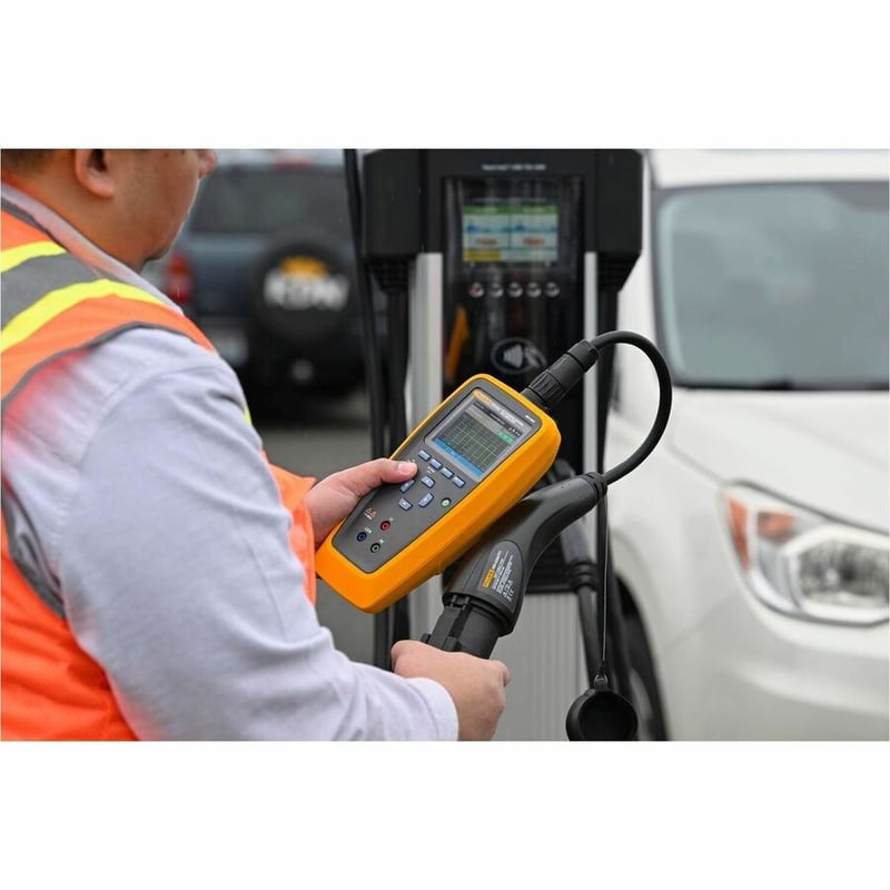EV CHARGING STATION ANALYZER W/TYPE 1 TESLA TYPE PLUG US - Thumbnail 3
