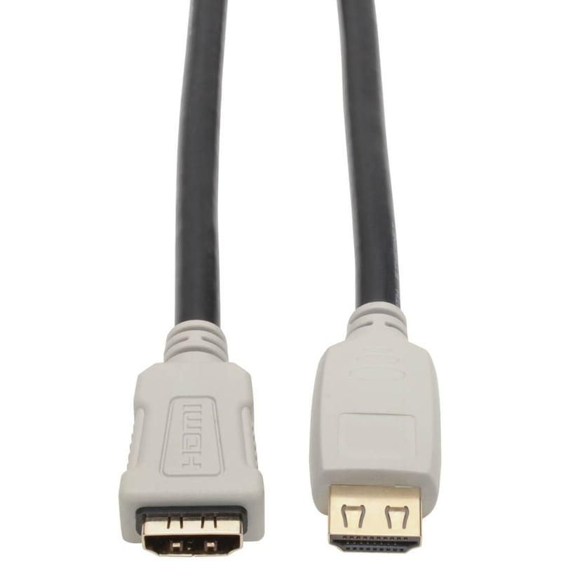 Eaton Tripp Lite Series High-Speed HDMI Extension Cable (M/F) - 4K 60 Hz, HDR, 4:4:4, Gripping Connector, 6 ft. - Thumbnail 1