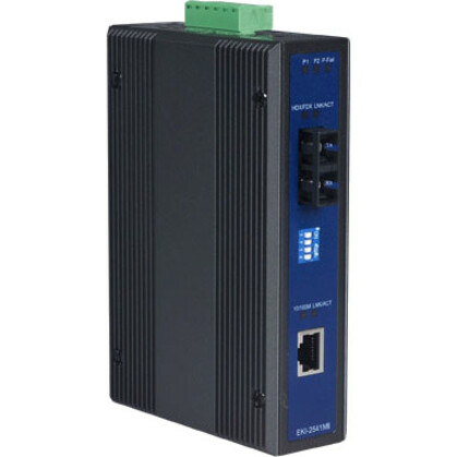 B+B SmartWorx 10/100T (X) to Multi-Mode SC Type Fiber Optic Industrial Media Converter - Thumbnail 2