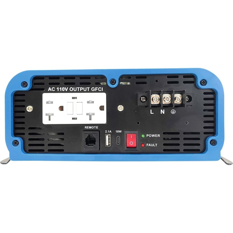 Tripp Lite by Eaton 1000W Light-Duty Compact Power Inverter - 3x 5-15R, USB Charging, Pure Sine Wave, Wired Remote - Thumbnail 2