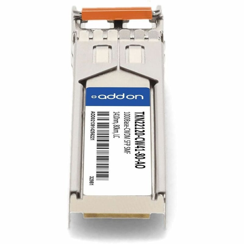AddOn Intel® TXN22120-CW41-80 Compatible TAA 1000Base-CWDM SFP Transceiver (SMF, 1410nm, 80km, LC, DOM) - Thumbnail 4