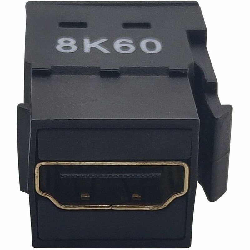 Tripp Lite by Eaton HDMI Keystone/Panel-Mount Coupler (F/F) - 8K 60 Hz, Black - Thumbnail 2