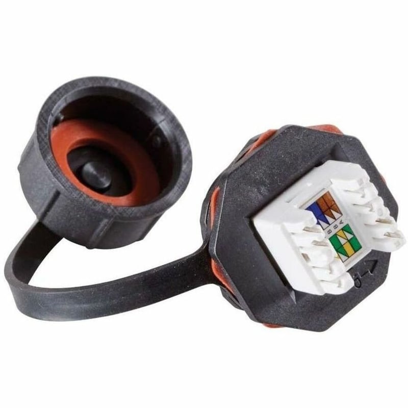 Ortronics Industrial Jack Assembly, IP67, Cat6