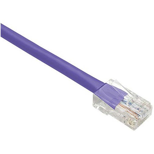 UNC CAT6 PATCH CABLE, 08 FT PURPLE WITH BOOTED. HIGH-PERFORMANCE CAT6 ETHERNET C