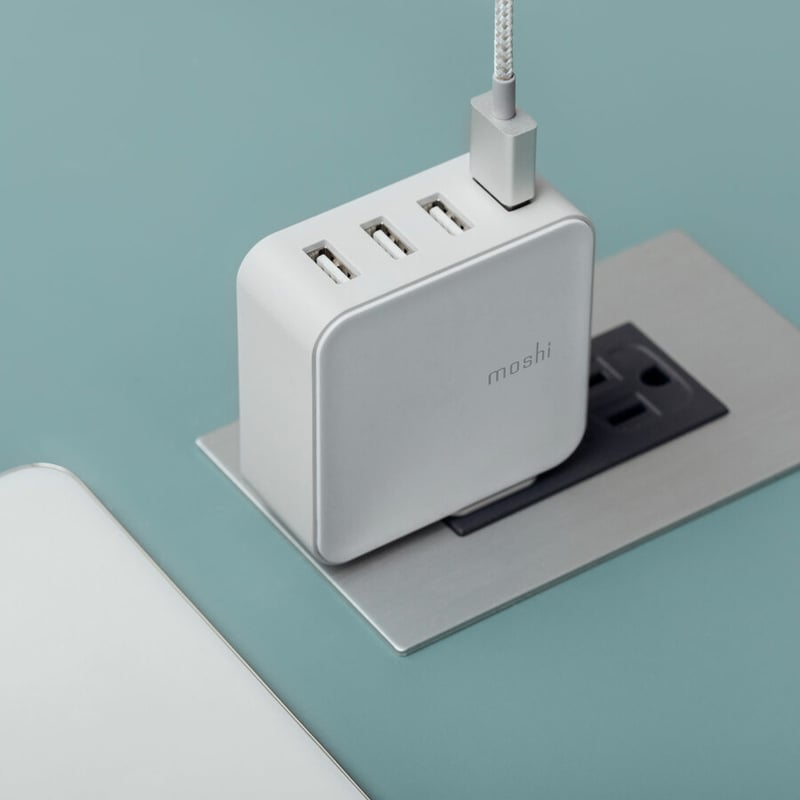 Moshi ProGeo 4-Port USB Wall Charger (35 W, US) - US Version - Thumbnail 5