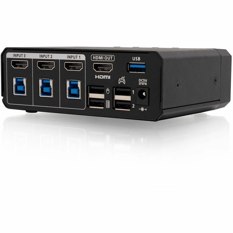 IOGEAR KeyMander Nexus 3-Port Gaming KVM Switch for PC & Game Consoles - Thumbnail 3