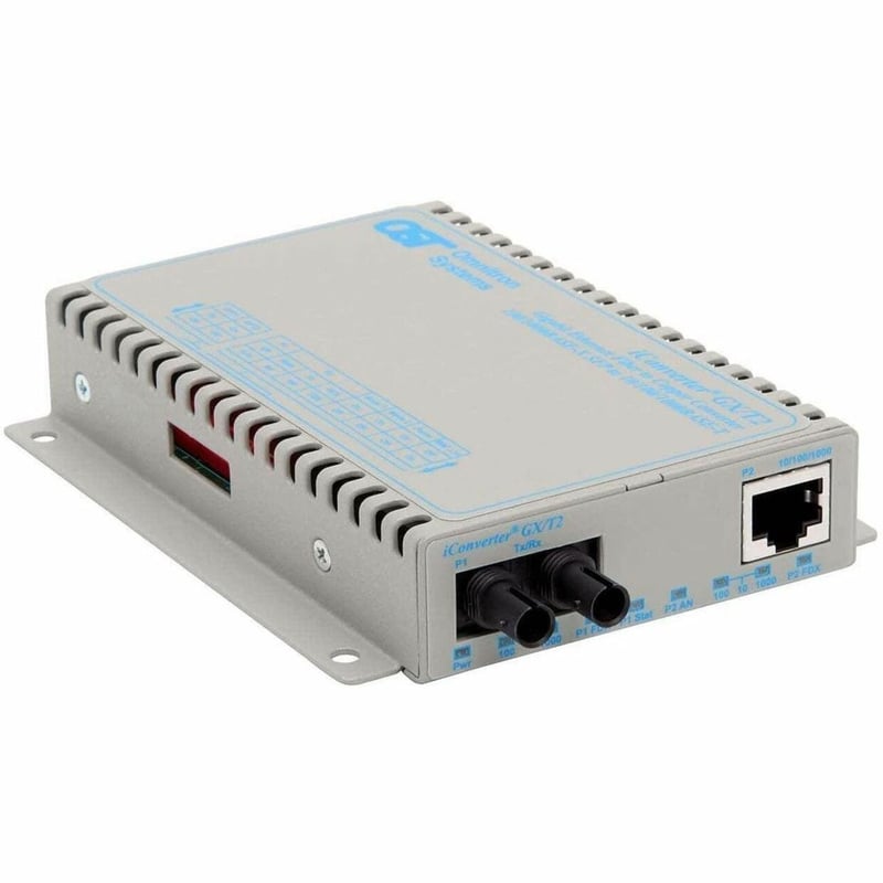 10/100/1000 MANAGED MEDIA CONVE RTER ST MM 850NM 550M AC -40 TO 60C - Thumbnail 1