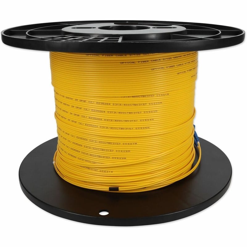 AddOn 71m SC to LC Yellow OS2 Duplex OFNP (Plenum-Rated) SMF Fiber Patch Cable - Thumbnail 4