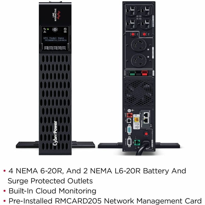 CYBERPOWER PR3000RTXL2UHVACN 2U 4X6-20R + 2XL6-20R CLOUD - Thumbnail 2
