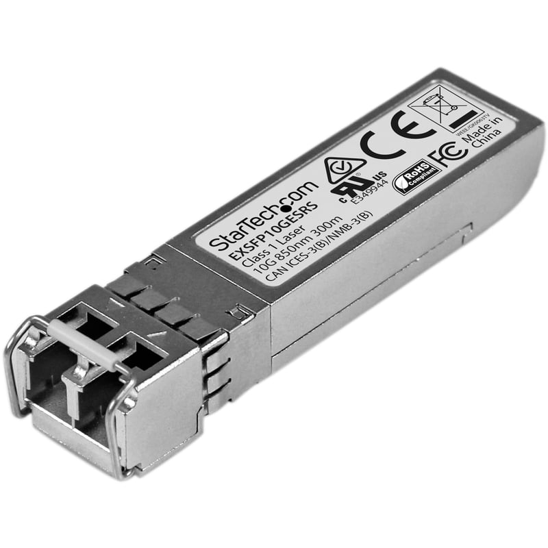 StarTech.com Juniper EX-SFP-10GE-SR Compatible SFP+ Module - 10GBASE-SR - 10GE SFP+ 10GbE Multimode Fiber MMF Optic Transceiver - 300m DDM - Thumbnail 1