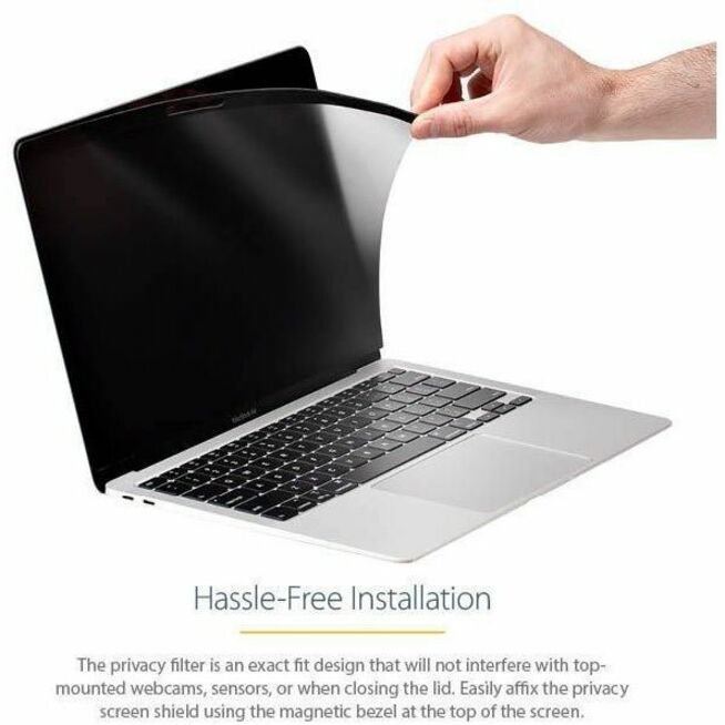 StarTech.com Laptop Privacy Screen for 13 inch MacBook Pro & Air - Magnetic Removable Security Filter - Blue Light Reducing - Matte/Glossy - Thumbnail 5