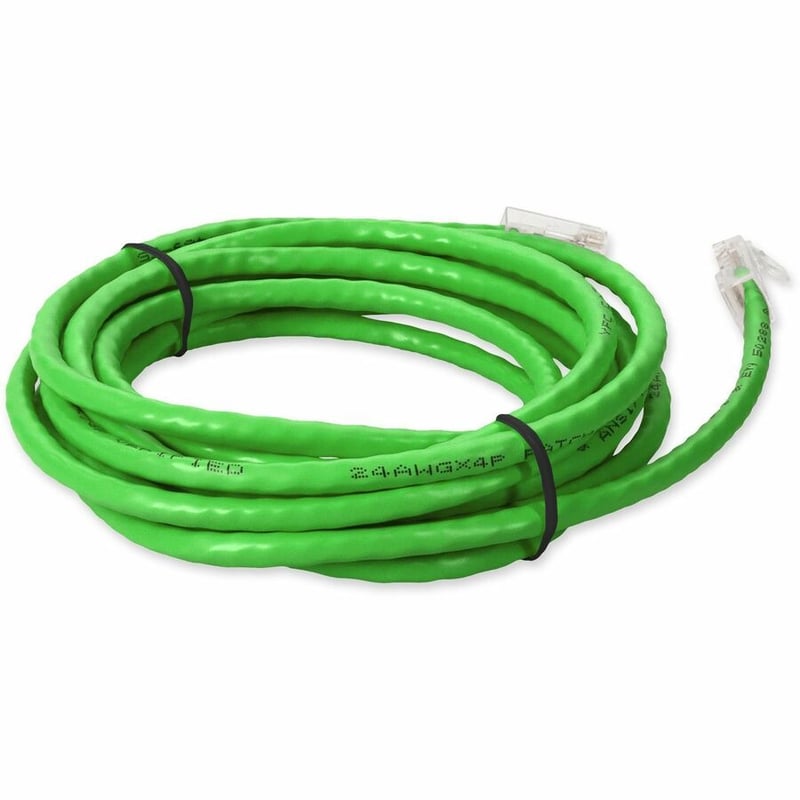 AddOn 5ft Lime CAT 6 PVC Ethernet Cable Non-Booted RJ-45 M/M - Thumbnail 5