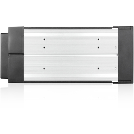 iStarUSA BPU-230HD Drive Enclosure for 5.25" - Serial ATA/600 Host Interface Internal - Black, Blue - Thumbnail 2
