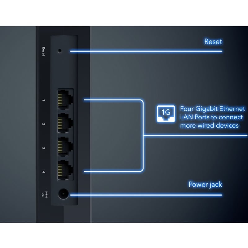 Netgear EAX20 802.11ax 1.76 Gbit/s Wireless Range Extender - Thumbnail 3
