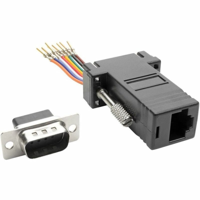 Tripp Lite by Eaton DB9 to RJ45 Modular Serial Adapter (M/F) RS-232 RS-422 RS-485 - Thumbnail 1