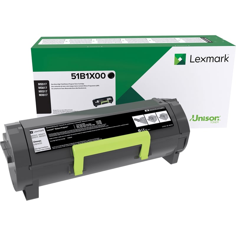 Lexmark Original Extra High Yield Laser Toner Cartridge - 1 Each - Thumbnail 1