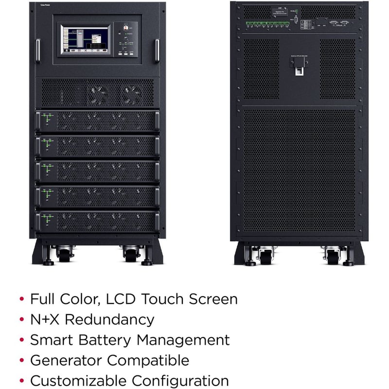 CyberPower SM040KAMFA 3-Phase Modular Smart App Online UPS System - Thumbnail 2