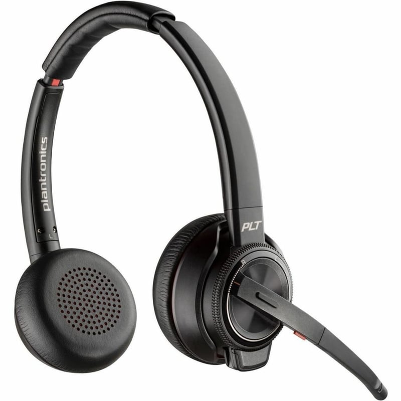 Poly Savi 8220 UC Microsoft Teams Certified DECT 1920-1930 MHz USB-A Headset - Thumbnail 1