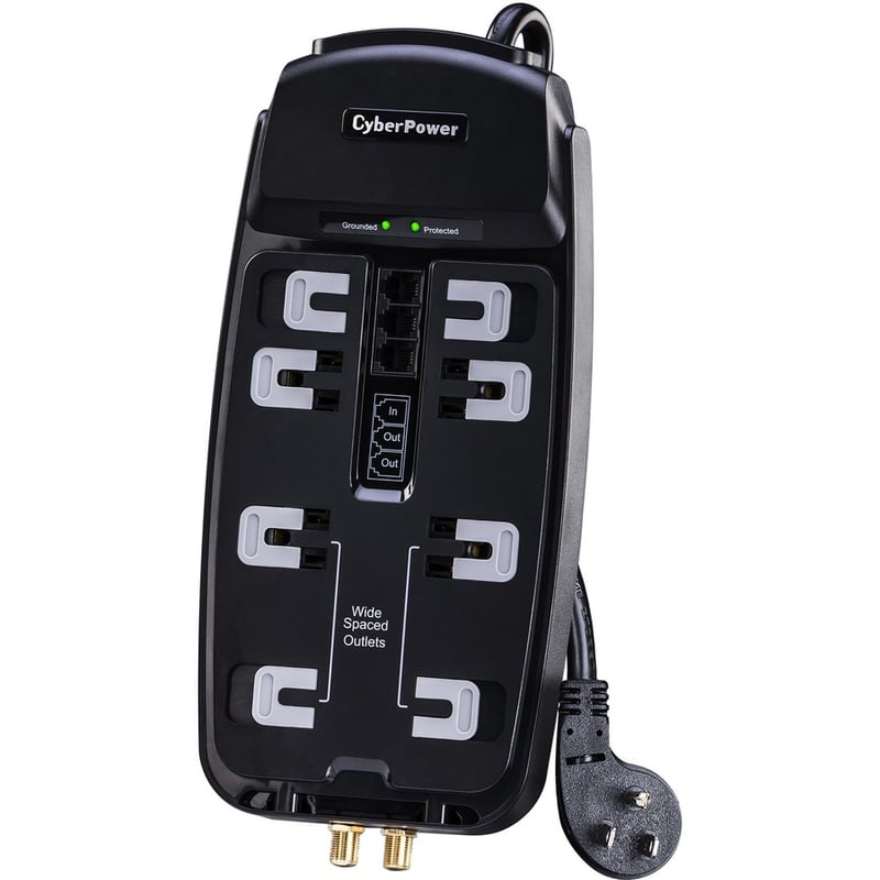 CyberPower CSHT808TC Home Theater 8 - Outlet Surge with 2850 J - Thumbnail 5
