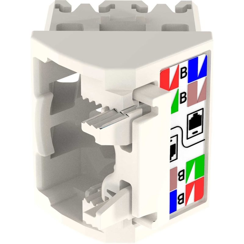 PanNet 45° Angled Wire Cap for Cat 6 UTP TG Jack - Thumbnail 2
