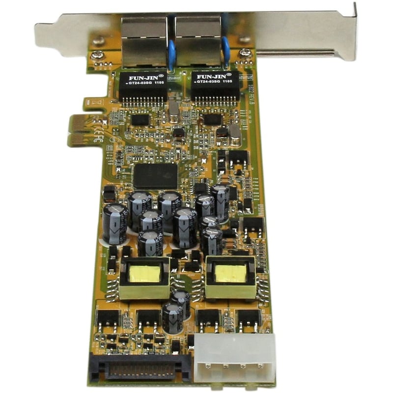 StarTech.com Dual Port PCI Express Gigabit Ethernet PCIe Network Card Adapter - PoE/PSE - Thumbnail 4
