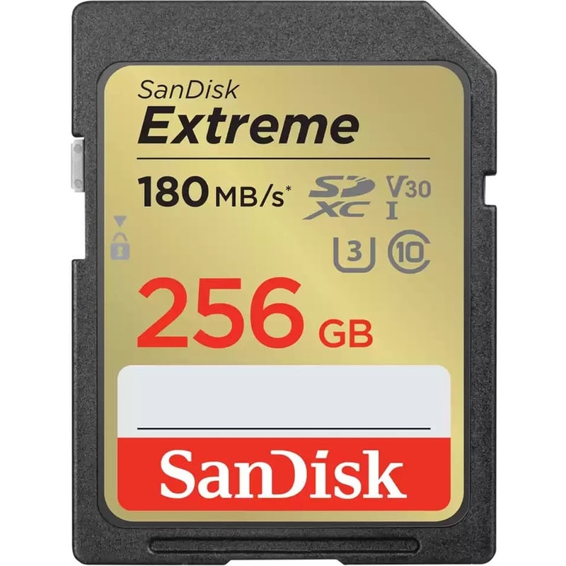 EXTREME SD 180/130MB/S RW C10 UHS U3 V30 RPD1 4X6 BLISTER W/JC