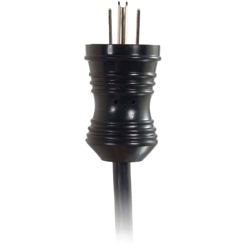 C2G 25ft 14 AWG Hospital Grade Power Cord (NEMA 5-15P to IEC320C13) - Black - Thumbnail 3