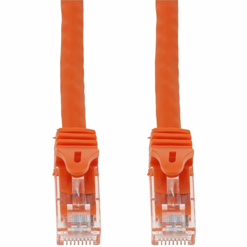 AddOn 14ft Orange CAT 6A PVC Ethernet Cable Snagless Easy Boot RJ-45 M/M - Thumbnail 1