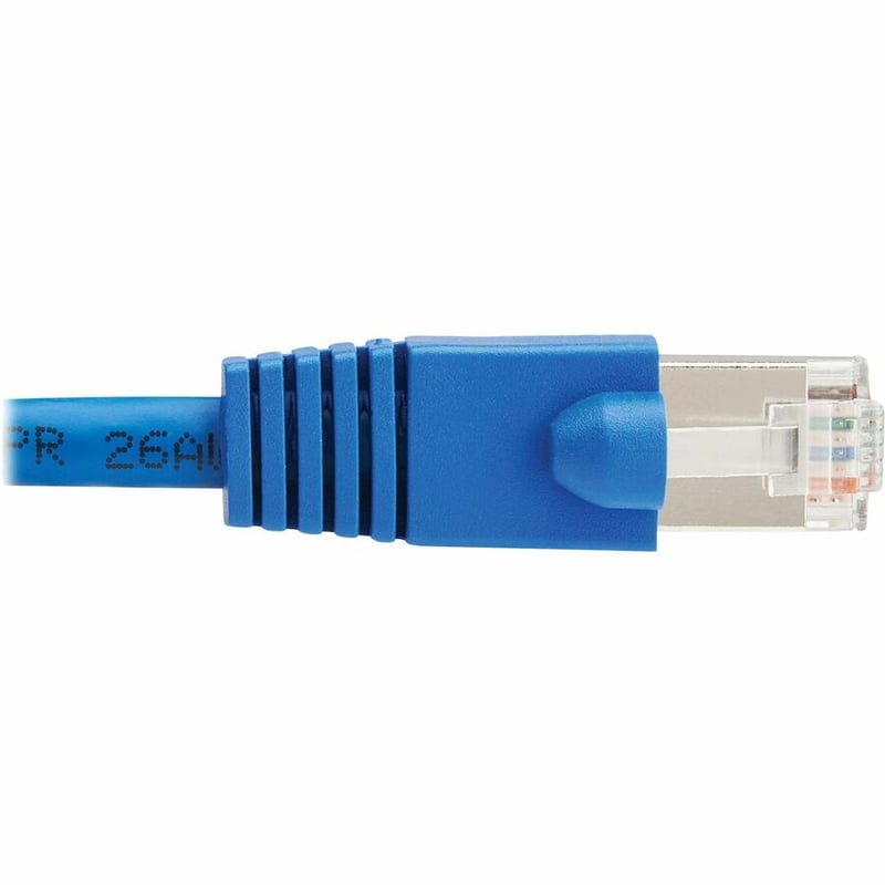 Eaton Tripp Lite Series Cat8 40G Snagless SSTP Ethernet Cable (RJ45 M/M), PoE, Blue, 1 ft. (0.3 m) - Thumbnail 4