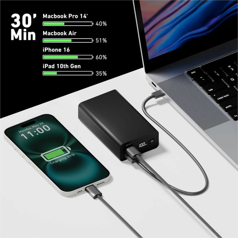 20000MAH 65W POWER BANK - Thumbnail 4