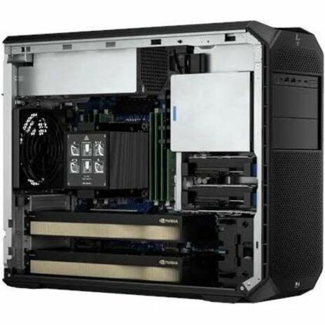 HP Z4 G5 Workstation - 1 Xeon w3-2435 - 256 GB - 1 TB SSD - Tower - Black - Thumbnail 2