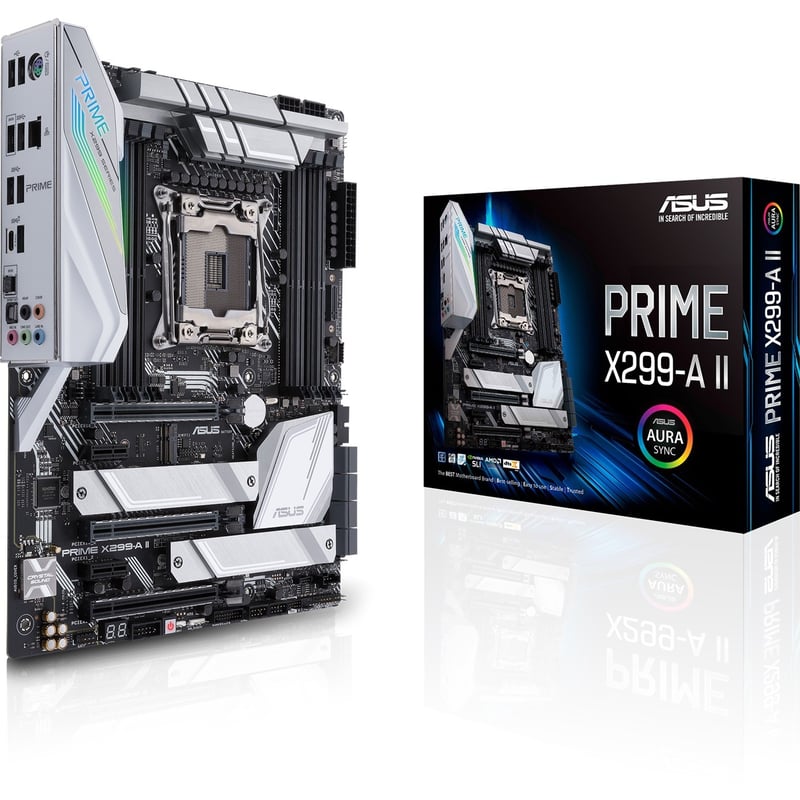 Asus Prime X299-A II Desktop Motherboard - Intel X299 Chipset - Socket R4 LGA-2066 - Intel Optane Memory Ready - ATX - Thumbnail 1