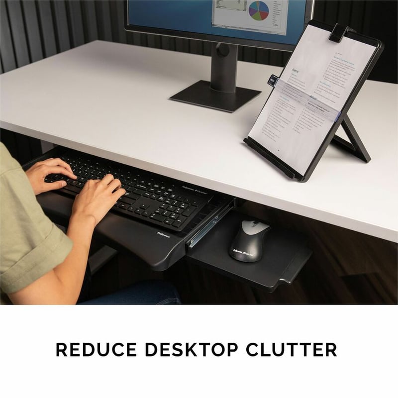 Office Suites Underdesk Keyboard Drawer - Thumbnail 3