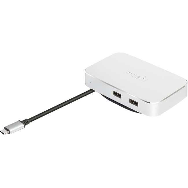 Moshi Symbus Compact USB-C Dock (US), HDMI 4K up to 30 Hz,Gigabit Ethernet, USB-A x2, 50 W Laptop Charging with USB-C PD, Works with MacBook, MacBook Air, MacBook Pro, Surface - Thumbnail 1