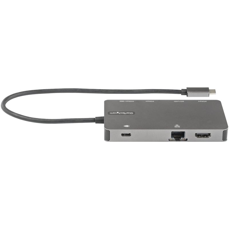 StarTech.com USB C Multiport Adapter, HDMI 4K 30Hz or VGA, 5Gbps USB 3.0 Hub (USB A / USB C Ports), 100W Power Delivery, SD/Micro SD, GbE - Thumbnail 4