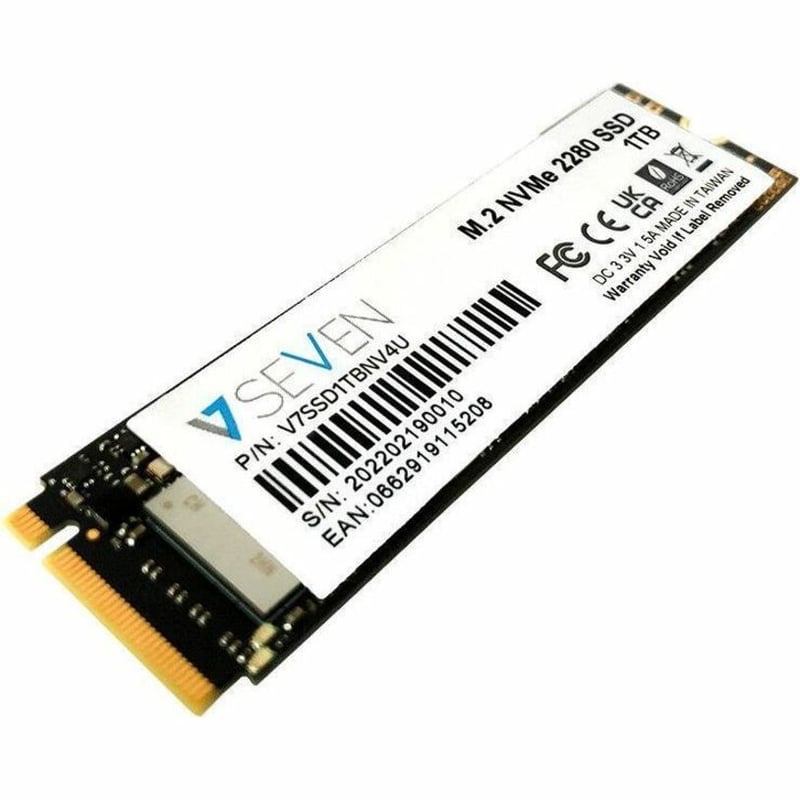 V7 V7SSD1TBNV4U 1 TB Solid State Drive - M.2 Internal - PCI Express NVMe (PCI Express NVMe 4.0 x4) - TAA Compliant - Thumbnail 2