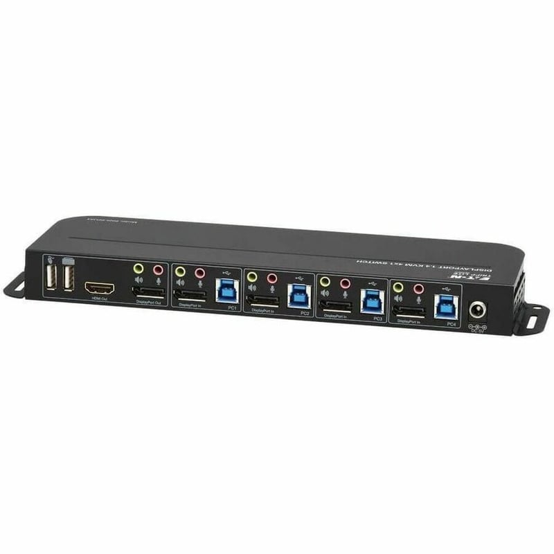 Tripp Lite by Eaton 4-Port DisplayPort/USB KVM Switch - 4K 60 Hz HDR HDCP 2.2 IR DP 1.4 USB Sharing - Thumbnail 5