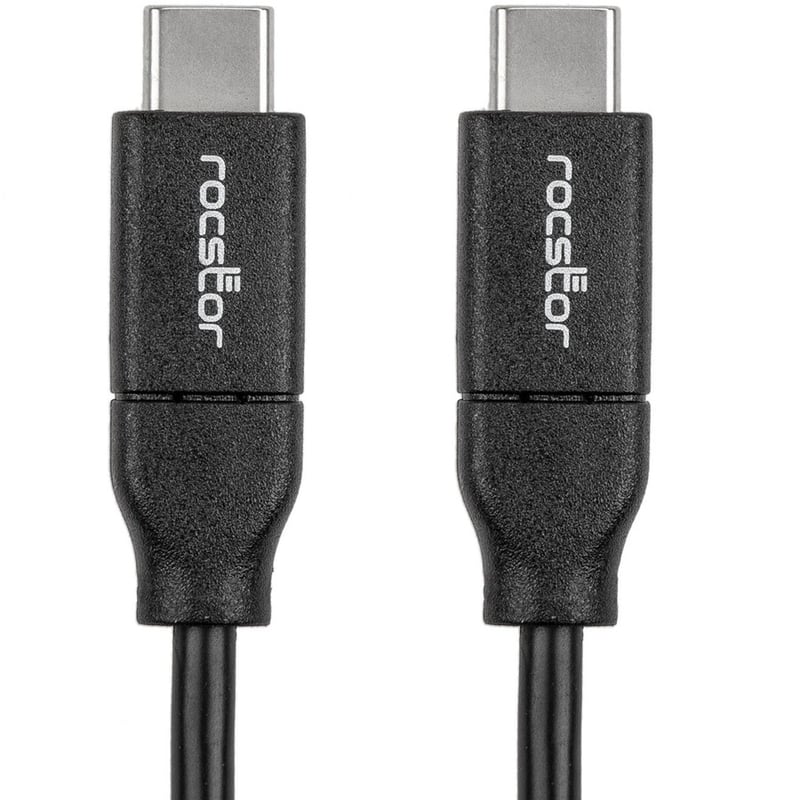Rocstor Premium USB-C Charging Cable 1m 3ft - Up to 100W PD-M/M-Black - Thumbnail 4
