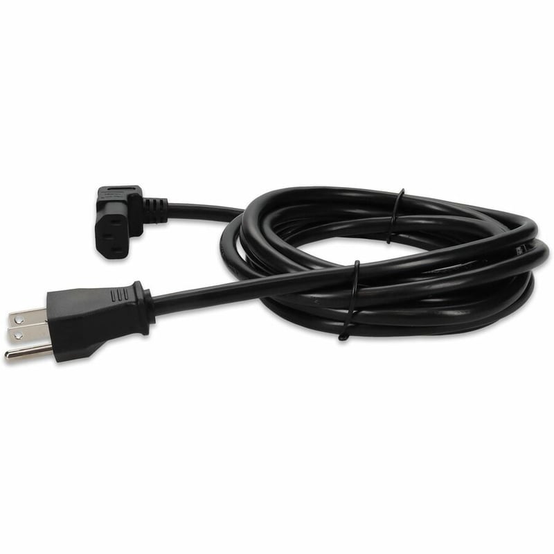 AddOn 10ft NEMA 5-15P to Down Angle C13 18AWG 100-250V Power Cable - Thumbnail 2