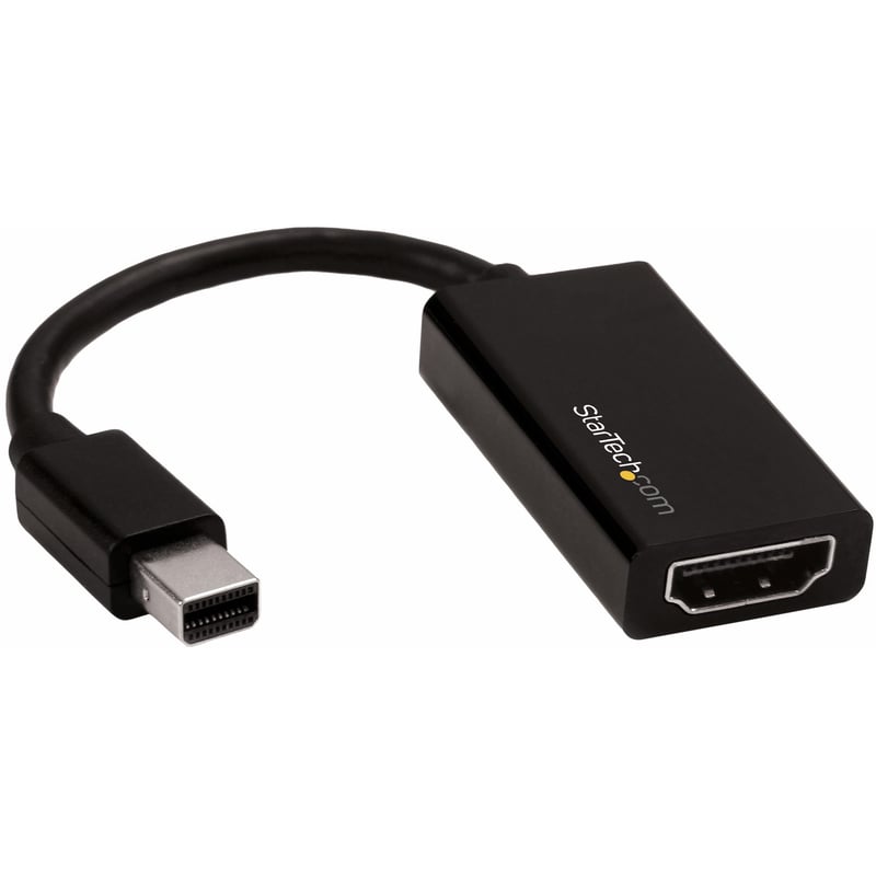 StarTech.com Mini DisplayPort to HDMI Adapter, Active Mini DP 1.4 to HDMI 2.0 Video Converter for Monitor/Display, 4K 60Hz, mDP to HDMI - Thumbnail 1