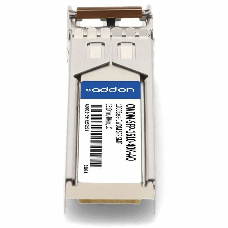 AddOn Cisco® CWDM-SFP-1610 Compatible TAA 1000Base-CWDM SFP Transceiver (SMF, 1610nm, 40km, LC, DOM) - Thumbnail 4