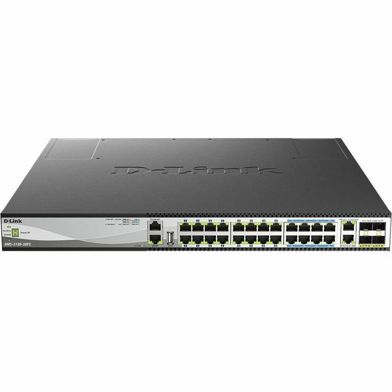 D-Link DMS-3130-30PS Ethernet Switch - Thumbnail 1