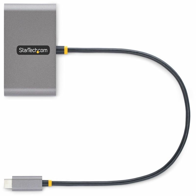 StarTech.com 4-Port USB-C Hub with 100W Power Delivery Pass-Through, 2x USB-A + 2x USB-C, 5Gbps, 1ft/30cm Long Cable, Portable USB 3.0 Hub - Thumbnail 5