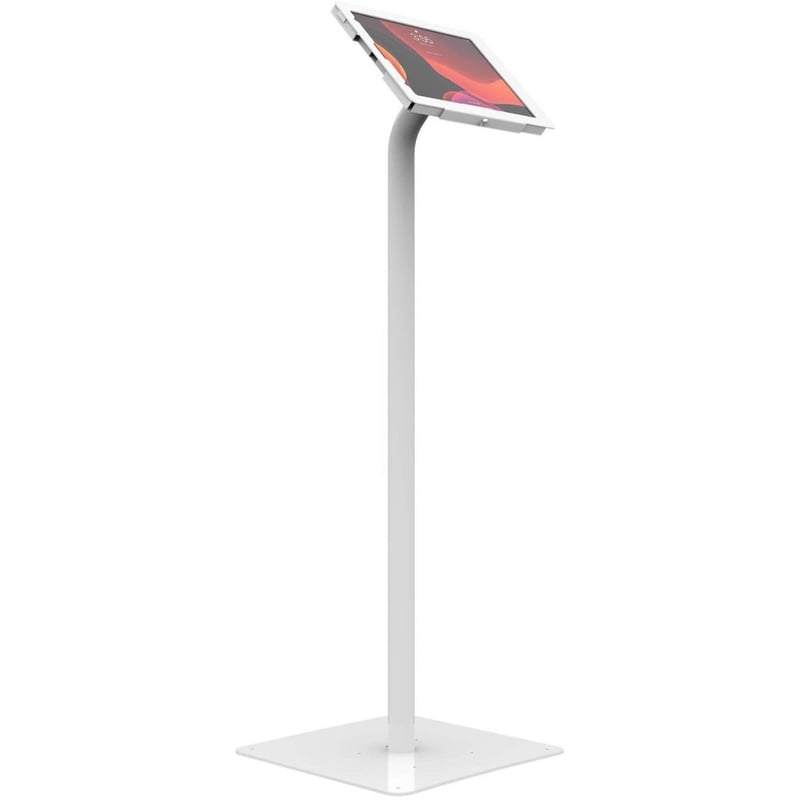 The Joy Factory Elevate II Floor Stand Kiosk for iPad Pro 12.9" 4th Gen (White) - Thumbnail 1