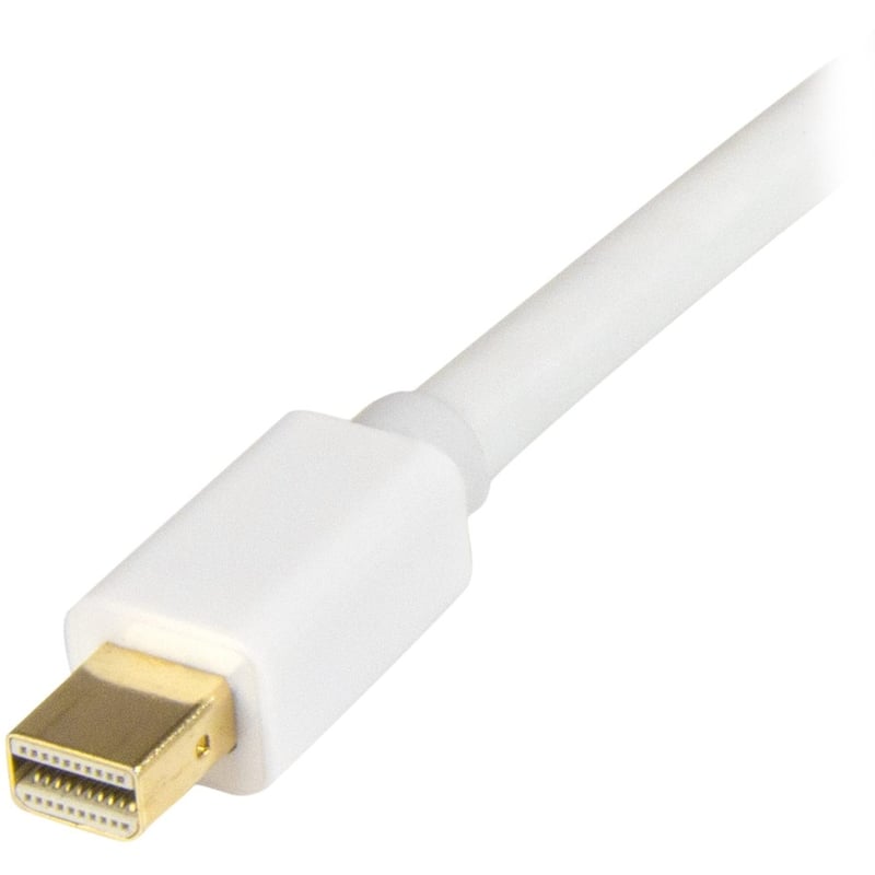 StarTech.com Mini DisplayPort to HDMI Converter Cable - 3 ft (1m) - 4K - White - Thumbnail 2