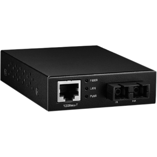 Advantech 10/100T(X) to Fiber Converter, Single-mode, SC Connector - Thumbnail 1
