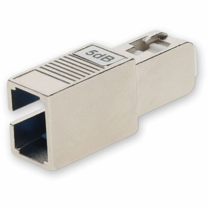 AddOn 2-Pack of 5dB fixed SC Male to SC Female OS1 SMF Simplex Fiber Attenuators - Thumbnail 5